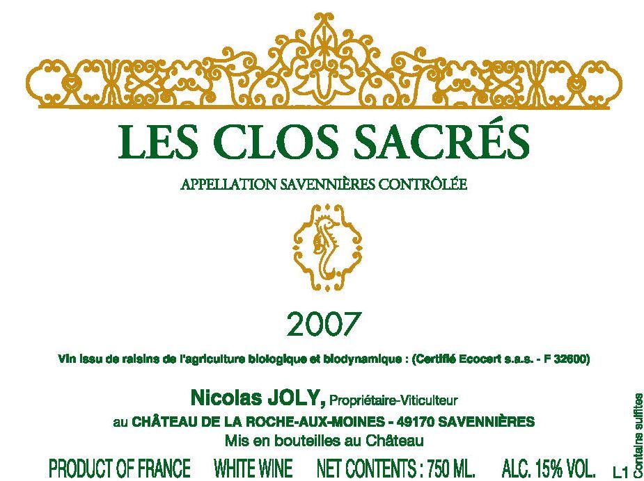 Les Clos Sacres