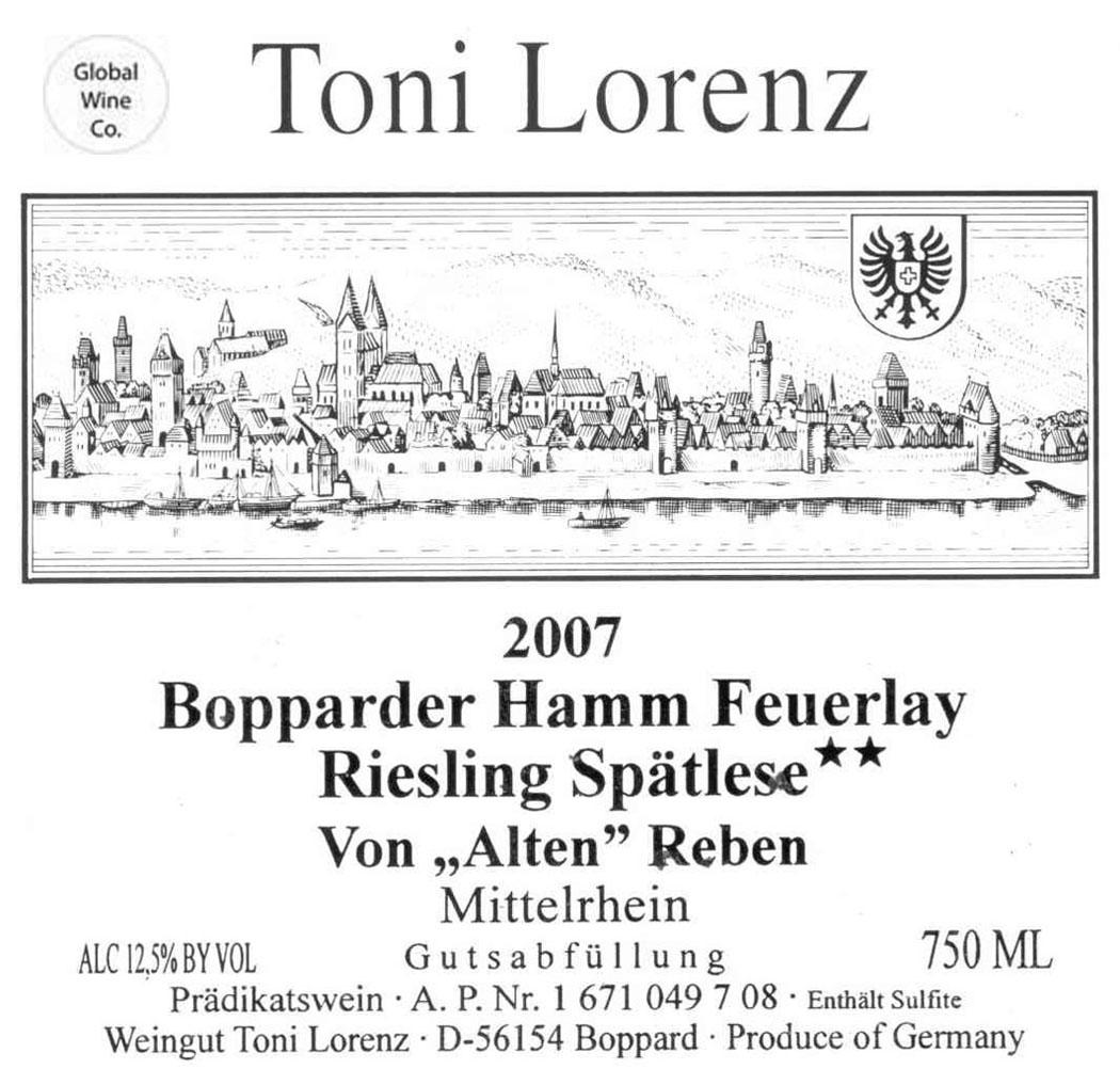 Bopparder Hamm Feuerlay