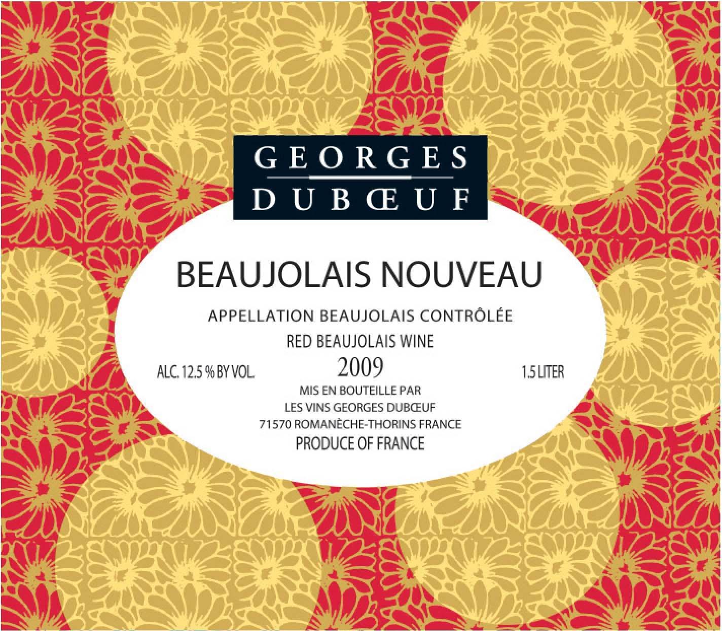 Georges Dubceuf F Red Beaujolais Wine