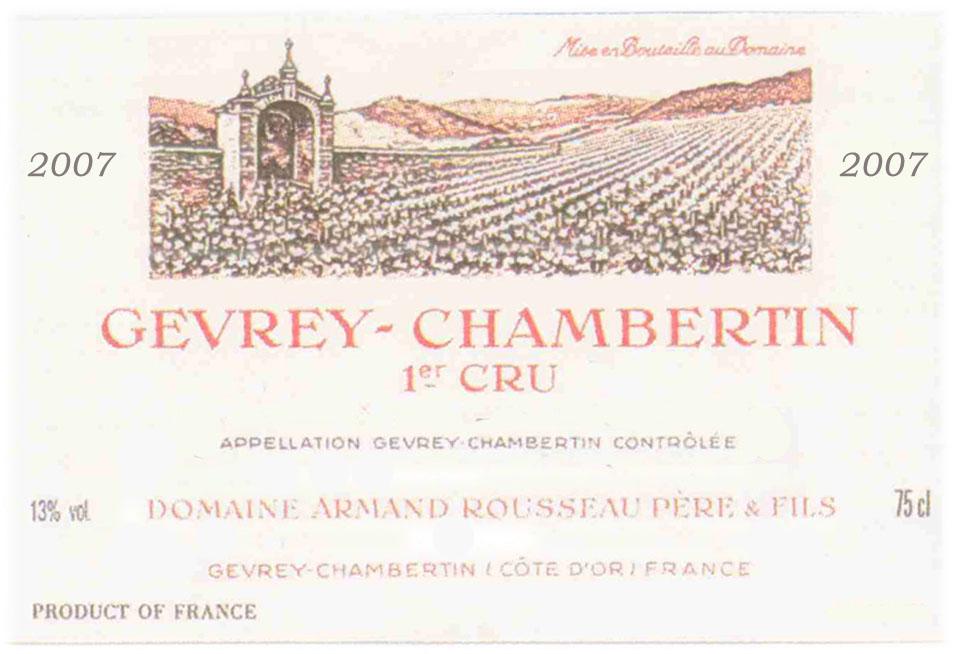 Gevrey-Chambertin 1er Cru