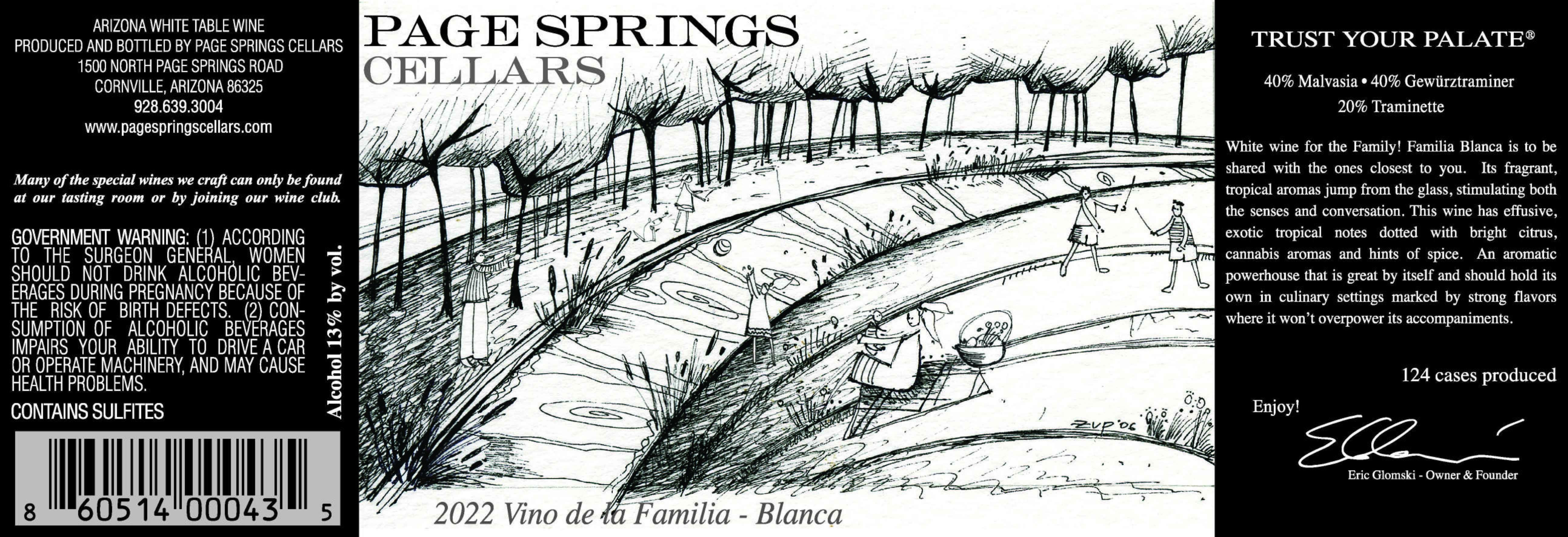 Vino De La Familia - Blanca