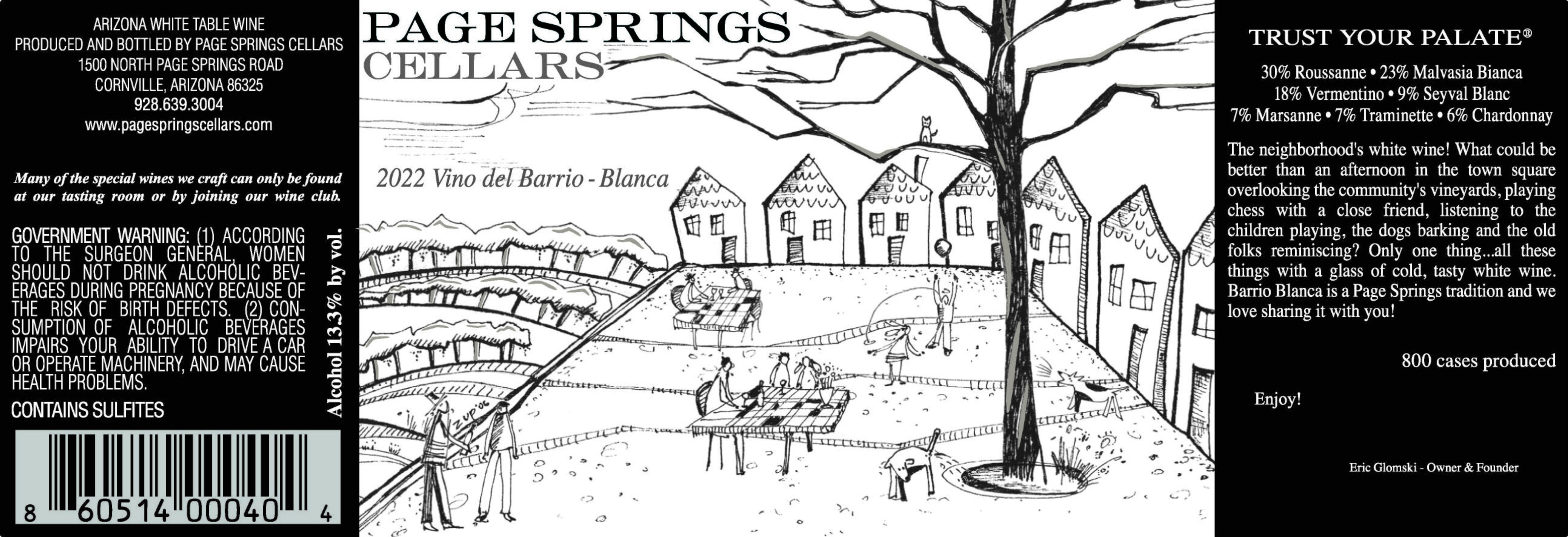 Vino Del Barrio - Blanca