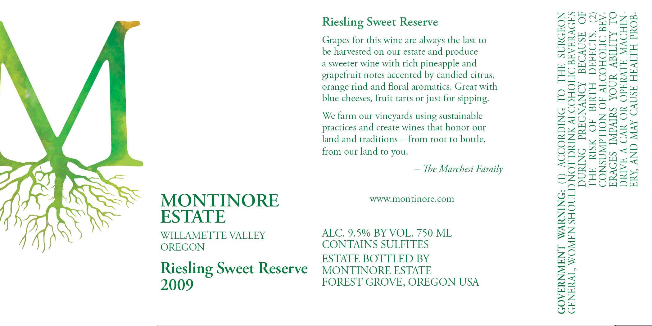 Riesling Sweet Reserve