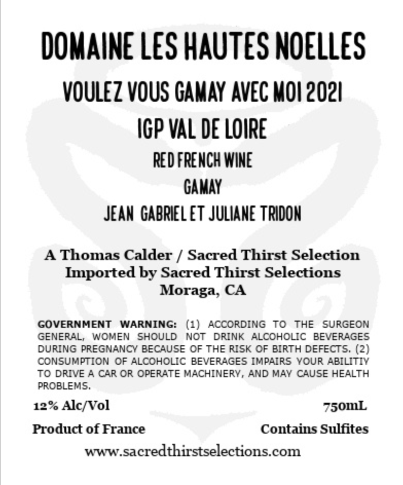 Voulez Vous Gamay Avec Moi