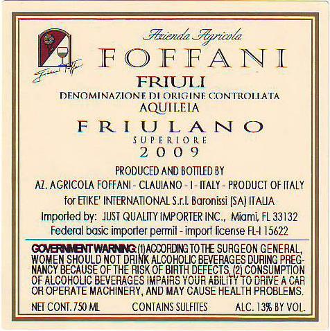 Friulano Superiore