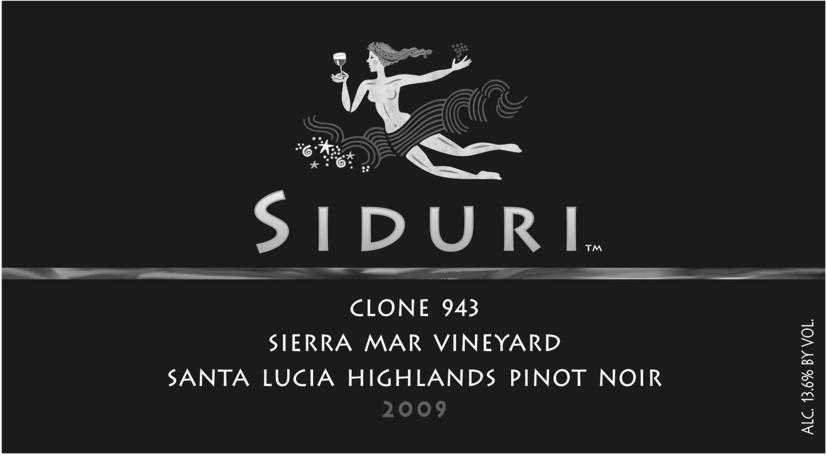 Clone 943 Sierra Mar Vineyard