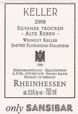 Silvaner trocken - Alte Reben