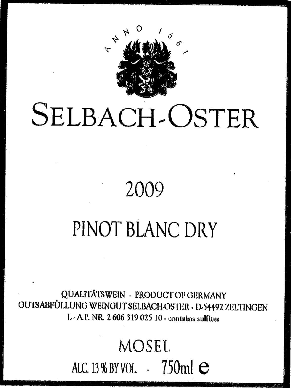 Pinot Blanc Dry