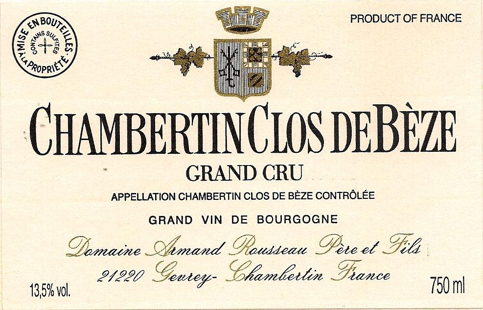 Chambertin Clos de Bèze