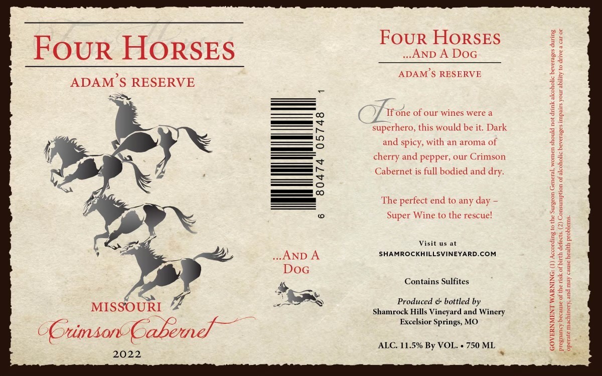 Adam's Reserve Crimson Cabernet 2022
