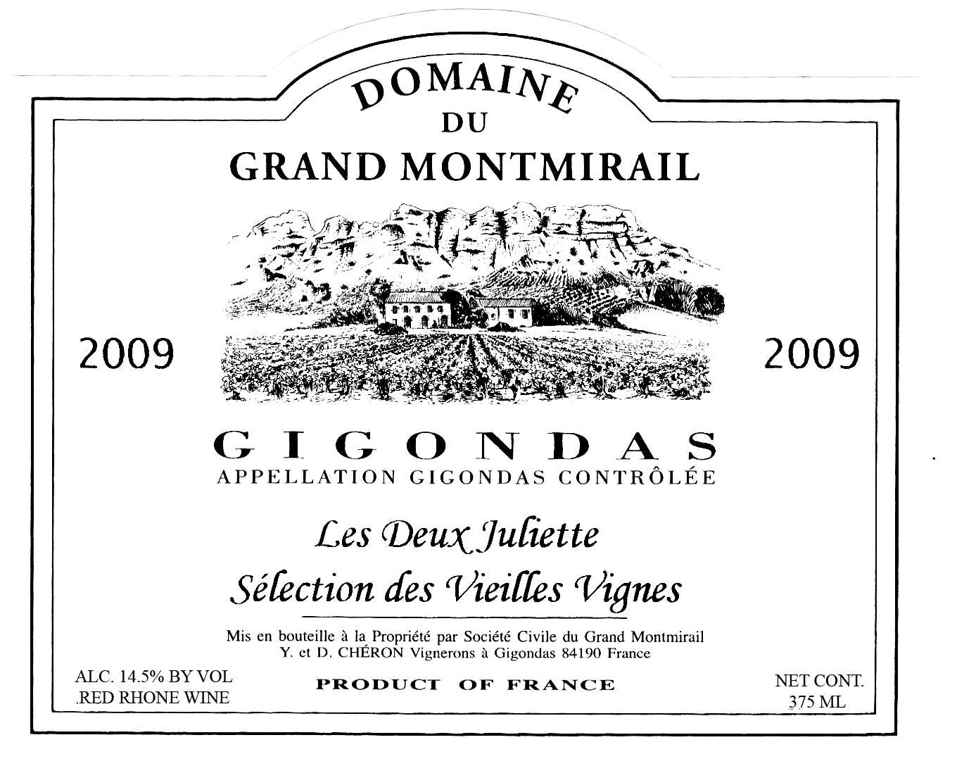 Les Deux Juliette Sélection des Vieilles Vignes