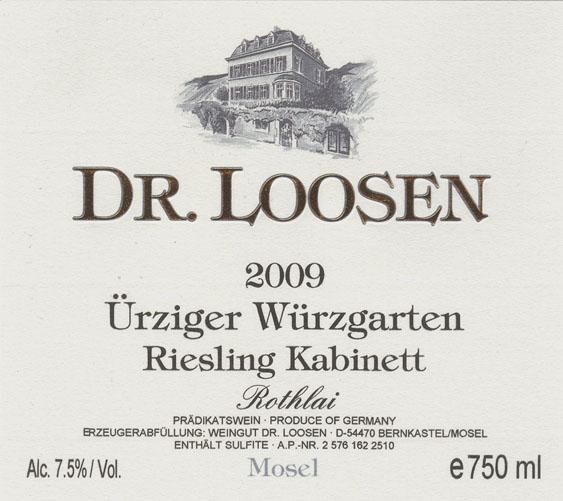 Ürziger Würzgarten Riesling Kabinett Rothlai