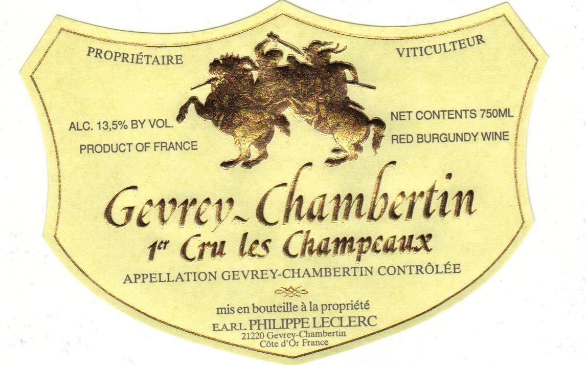 1er Cru les Champeaux