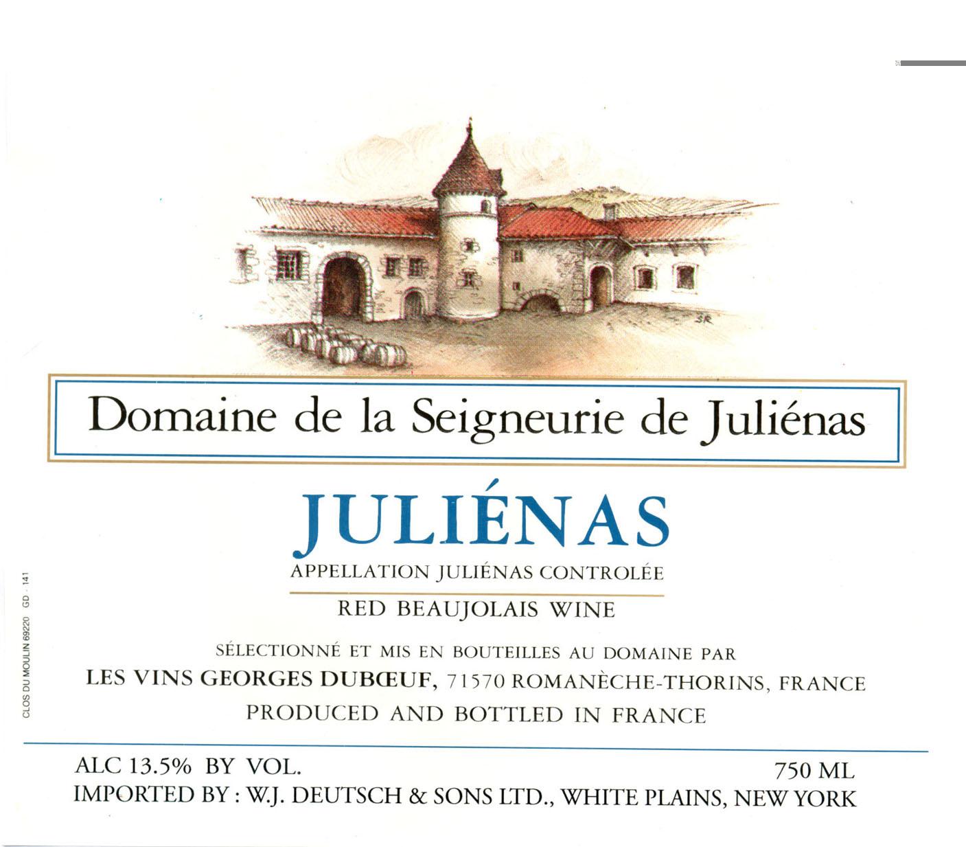 Domaine De La Seigneurie De Julienas