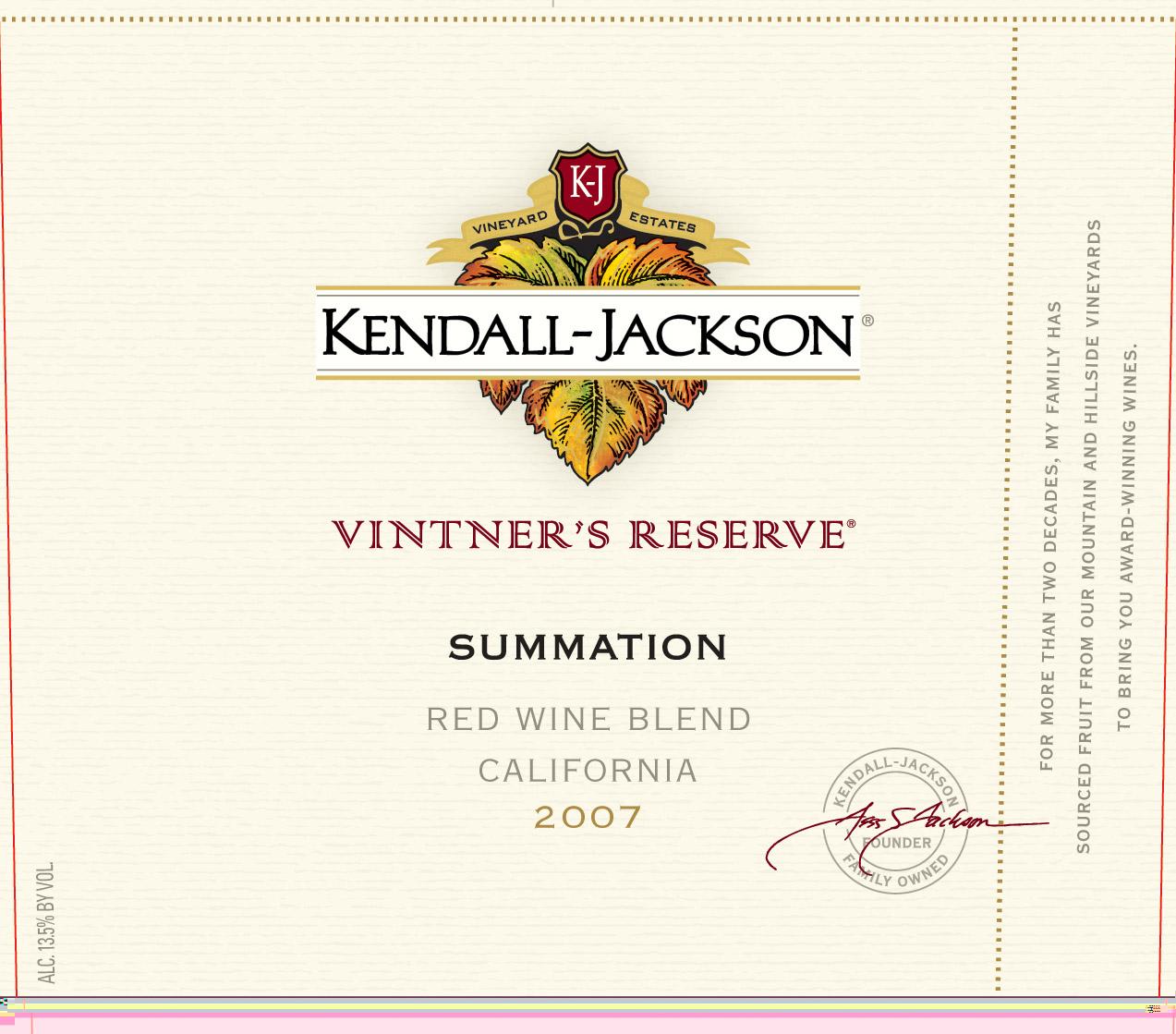 Vintner's Reserve Summation