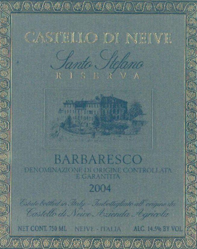 Santo Stefano Riserva