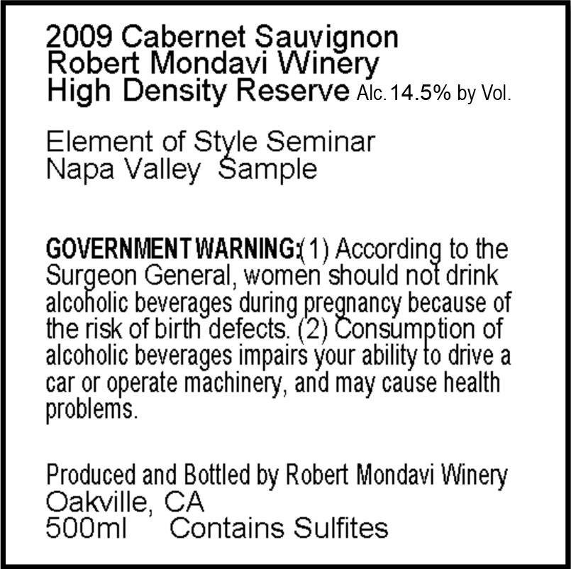 High Density Reserve