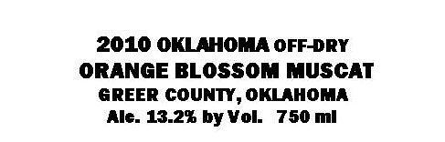 Orange Blossom Muscat