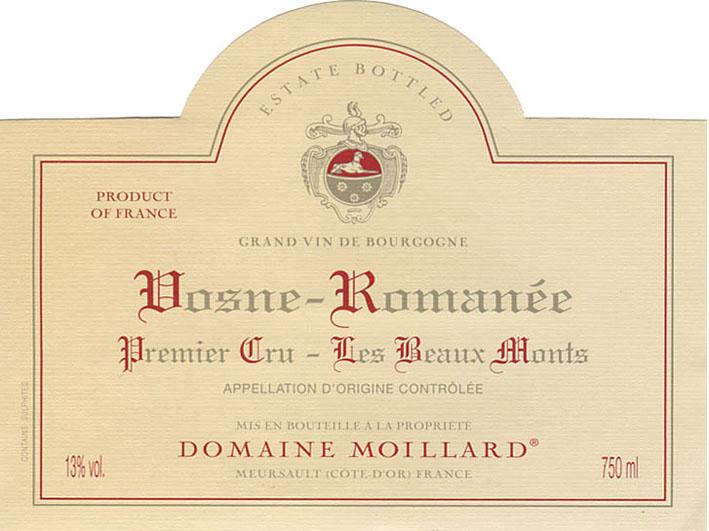 Premier Cru Les Beaux Monts