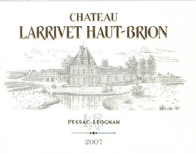 Château Larrivet Haut Brion