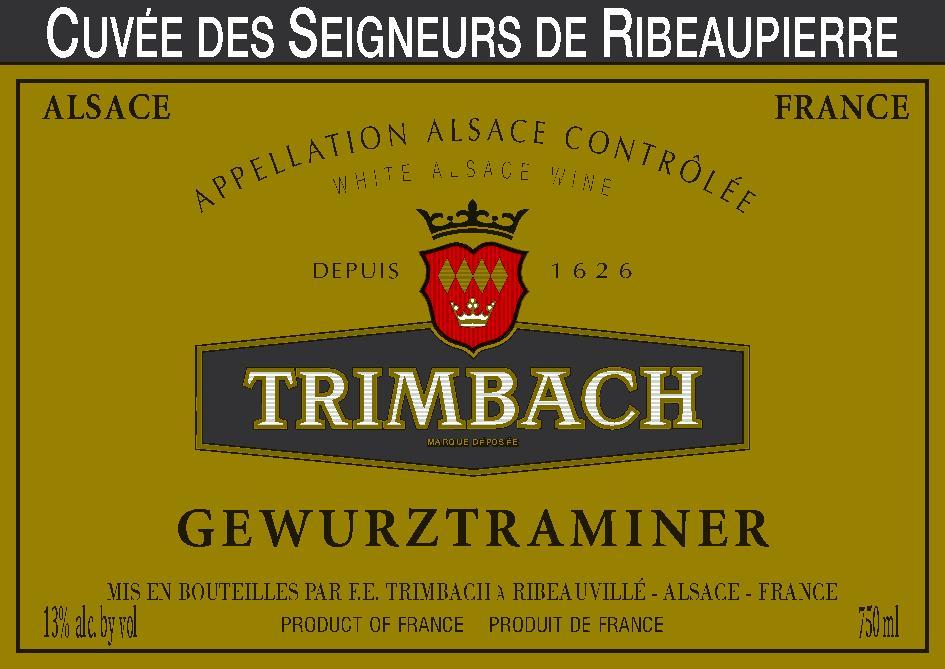 Cuvée des Seigneurs de Ribeaupierre