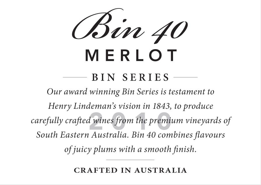 Bin 40 Culinary Collection