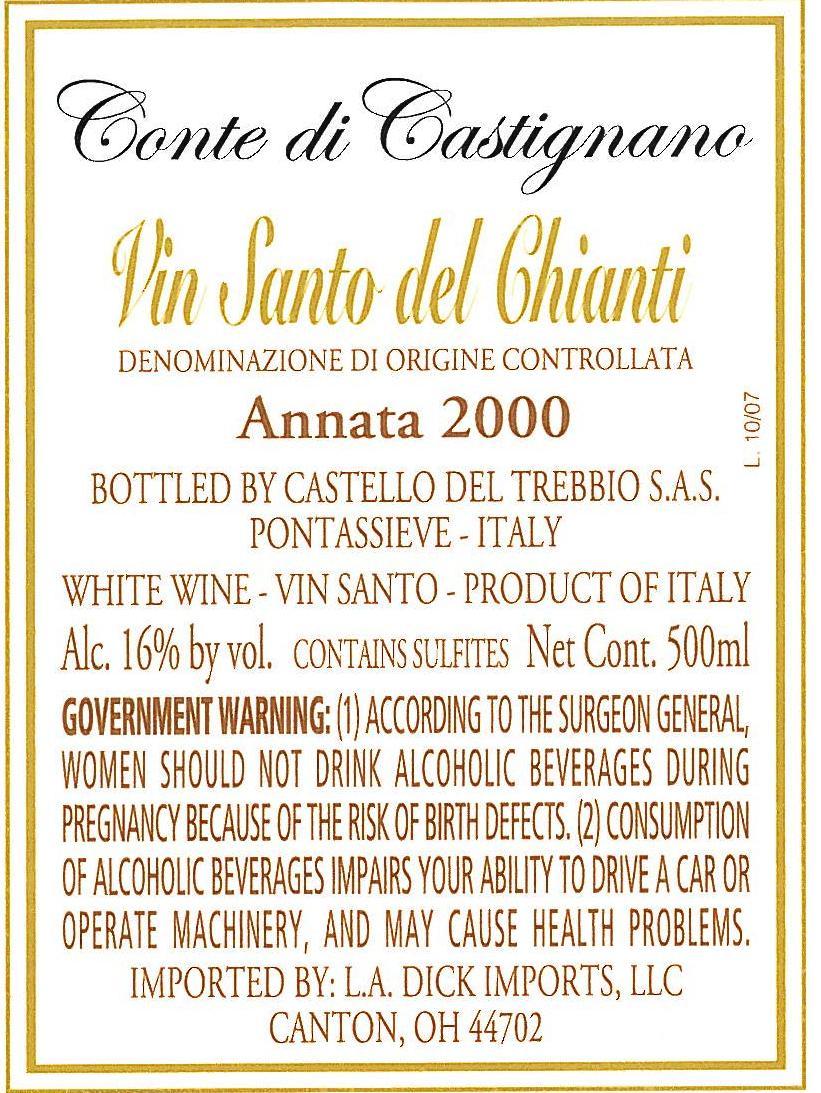 Vin Santo del Chianti