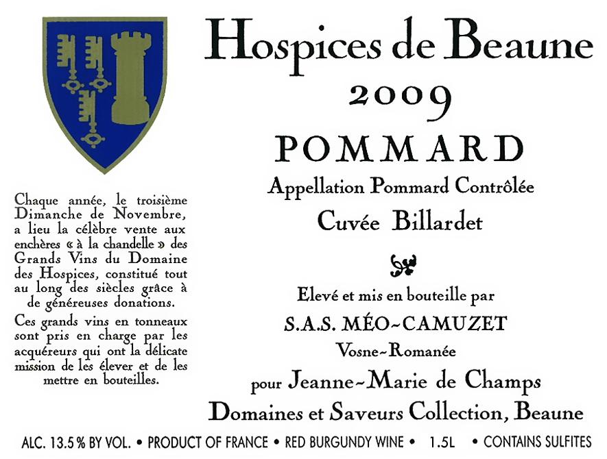 Hospices De Beaune Cuvee Billardet