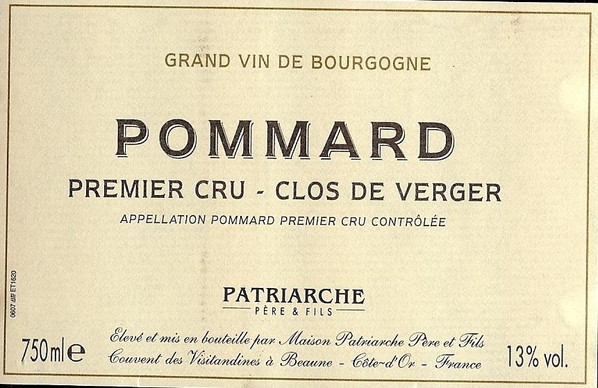 Premier Cru - Clos de Verger
