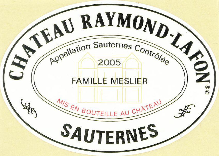 Chateau Raymond - Lafon Sauternes