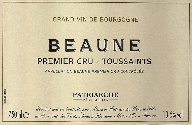 Premier Cru - Toussaints
