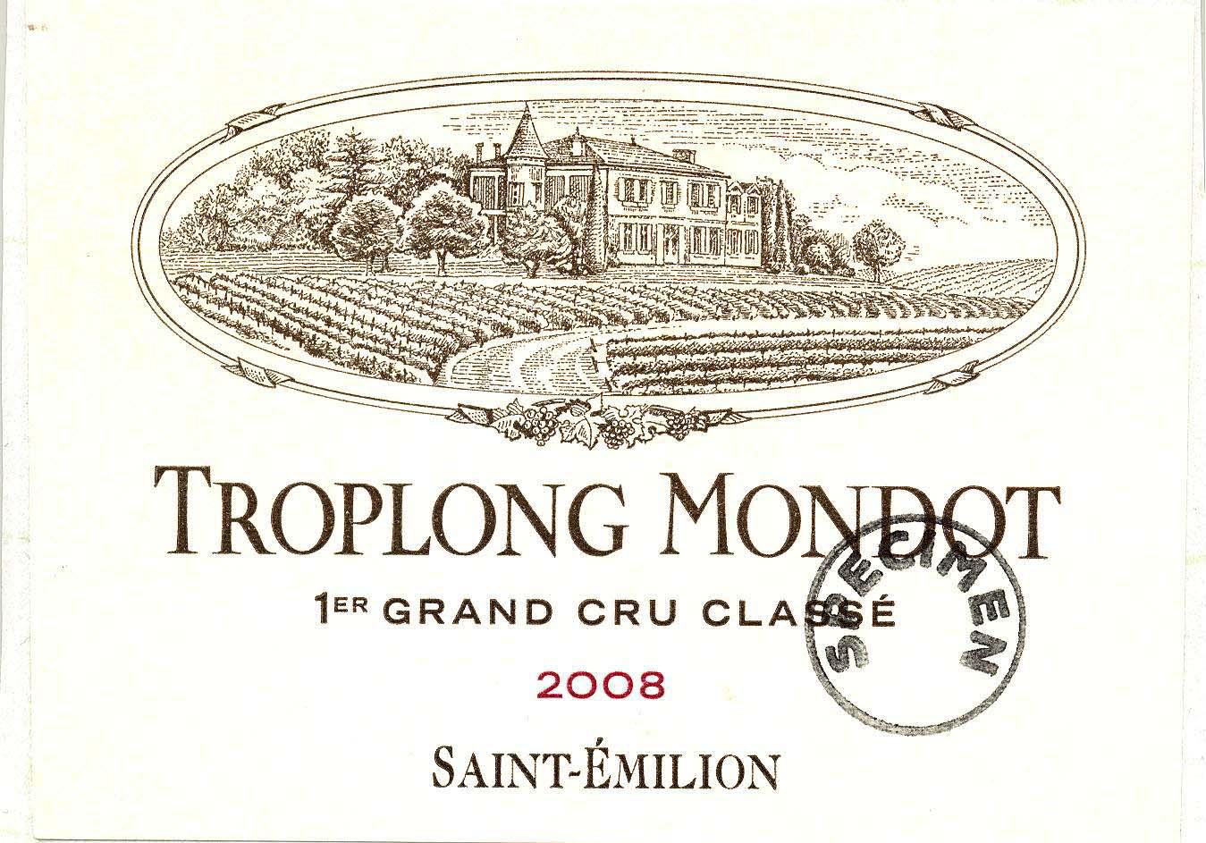 Troplong Mondot 1er Grand Cru Classé