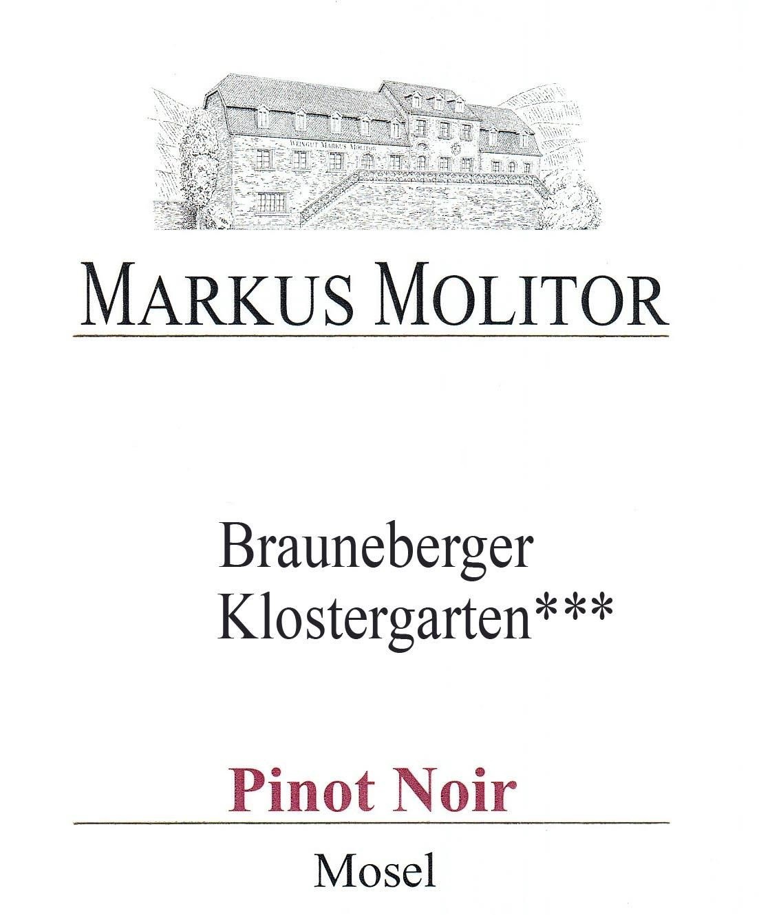 Brauneberger Klostergarten Pinot Noir Three Stars