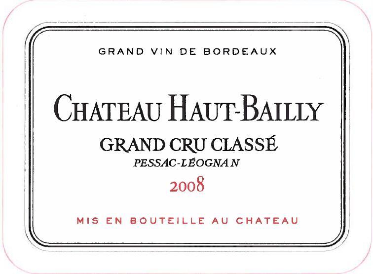 Chateau Haut - Bailly Grand Cru Classe Pessac - Leognan