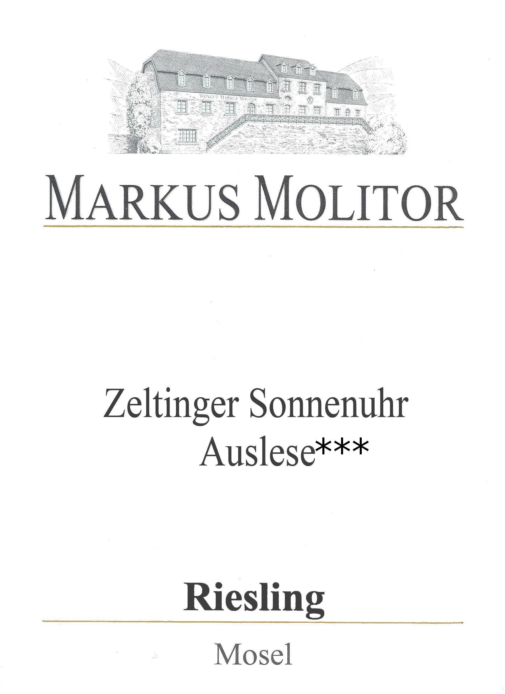 Zeltinger Sonnenuhr Riesling Auslese Three Stars