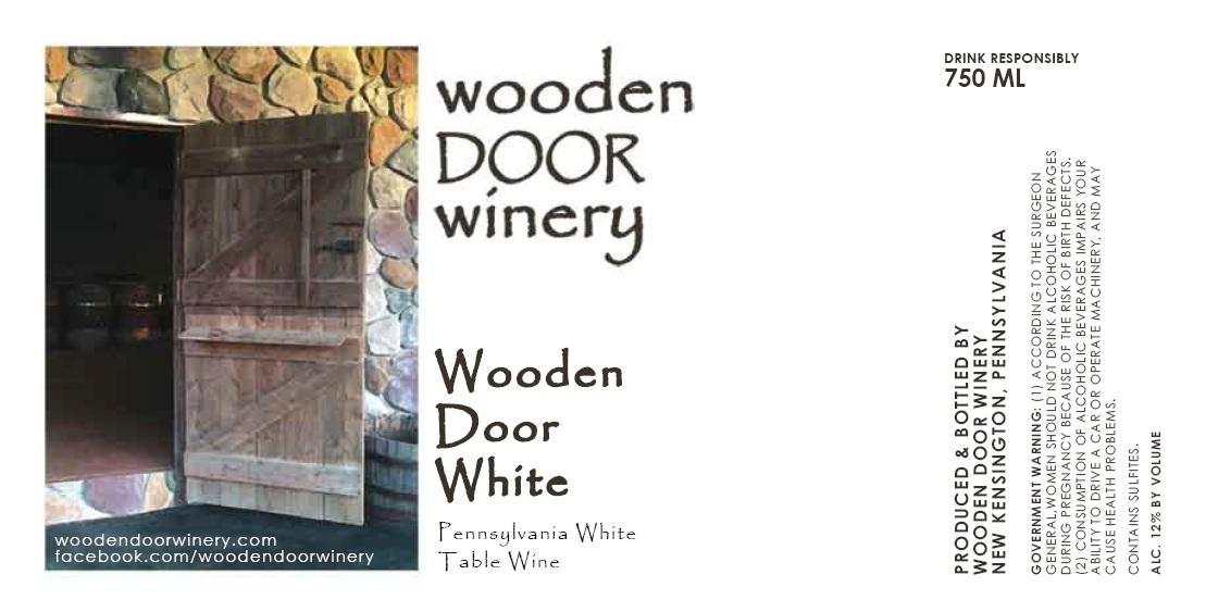 Wooden Door White