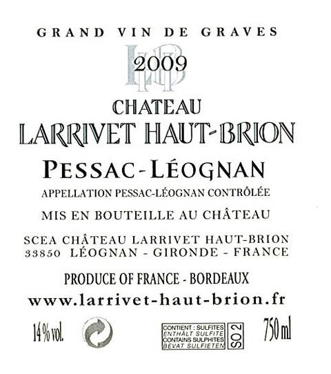 Larrivet Haut Brion