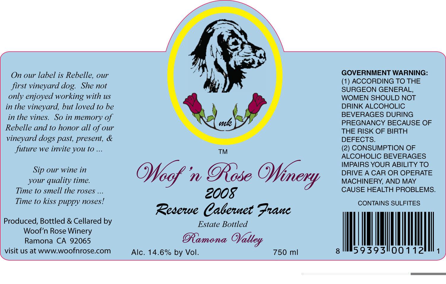Reserve Cabernet Franc