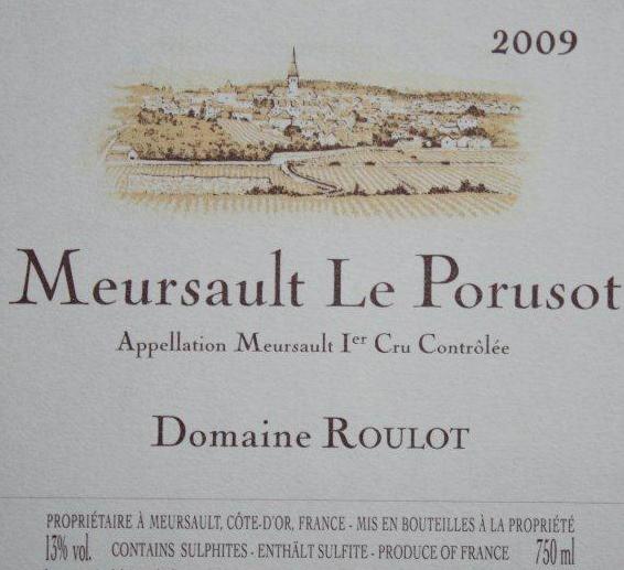 Meursault Le Porusot