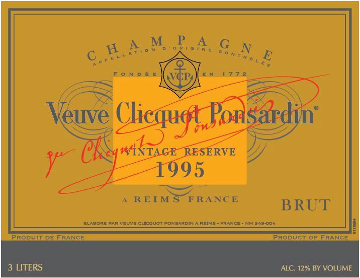 Image of Veuve Clicquot wine