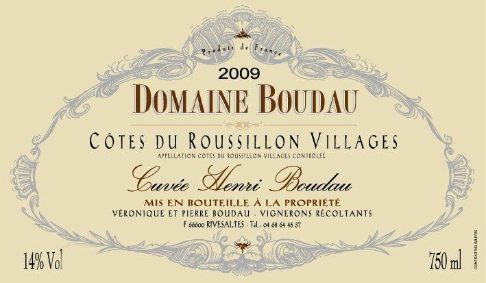 Domaine Boudau Cuvee Henri