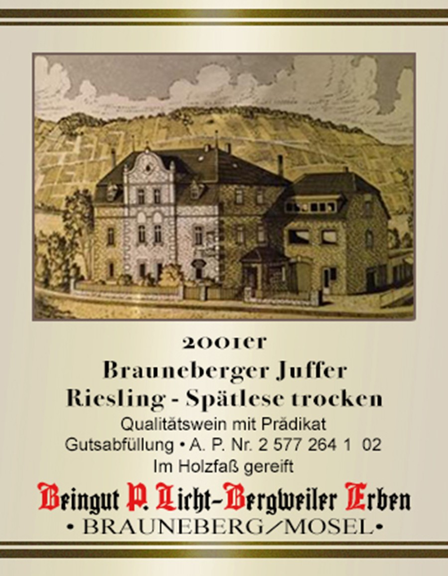 Brauneberger Juffer Riesling Spatlese