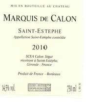 Marquis De Calon Saint-Estephe