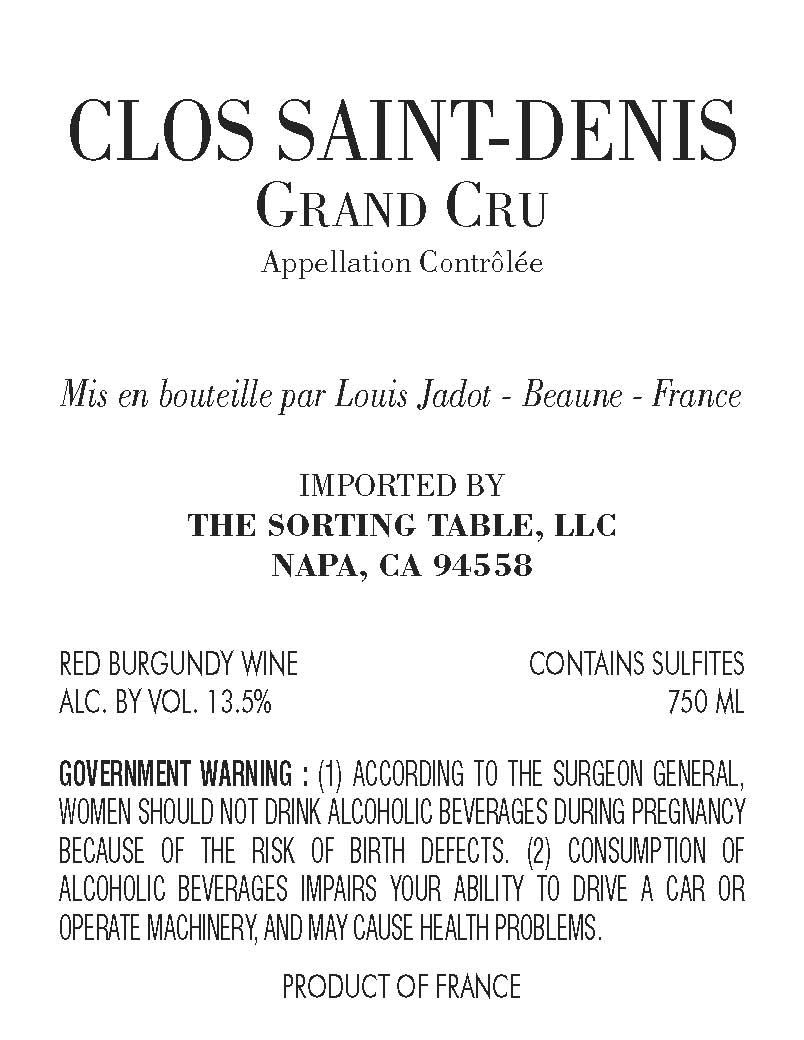 Clos Saint-Denis