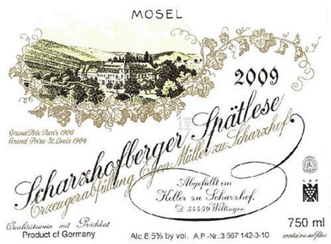 Scharzhofberger Riesling Spatlese