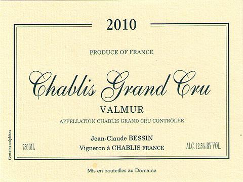 Chablis Grand Cru Valmur