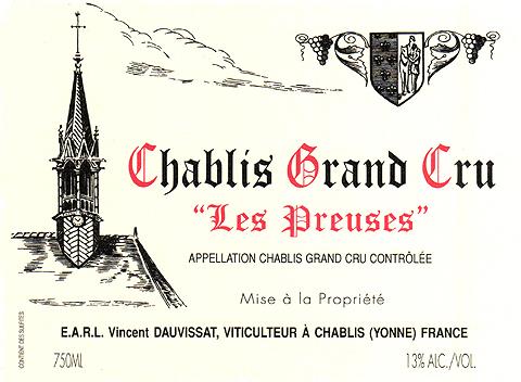 Chablis Grand Cru Les Preuses