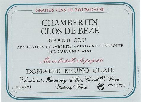 Chambertin Clos de Beze