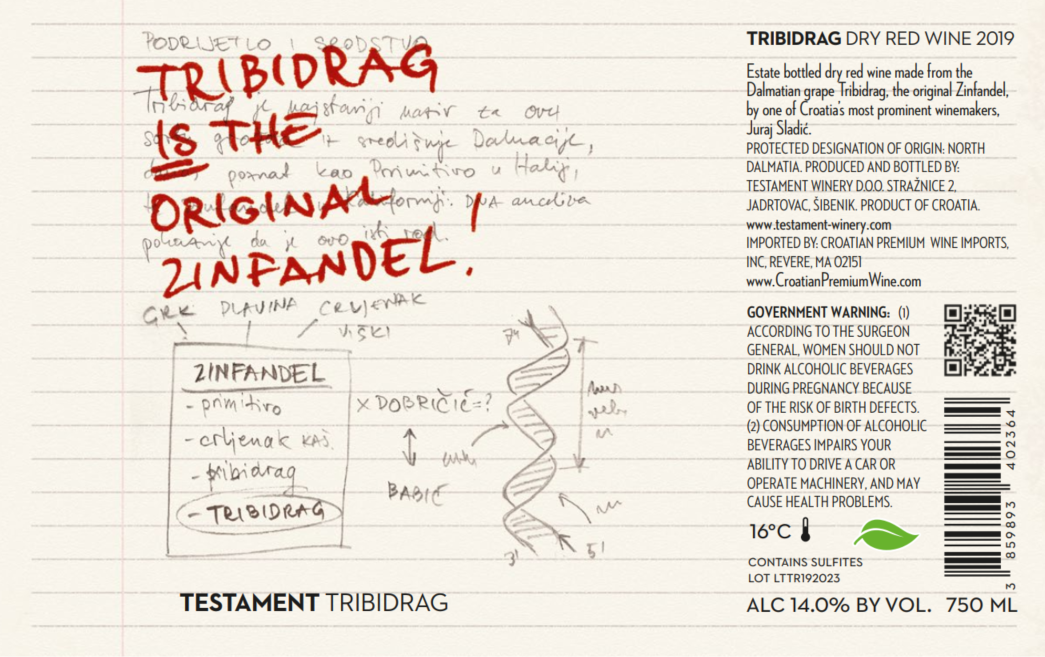 Tribidrag Is The Original Zinfandel