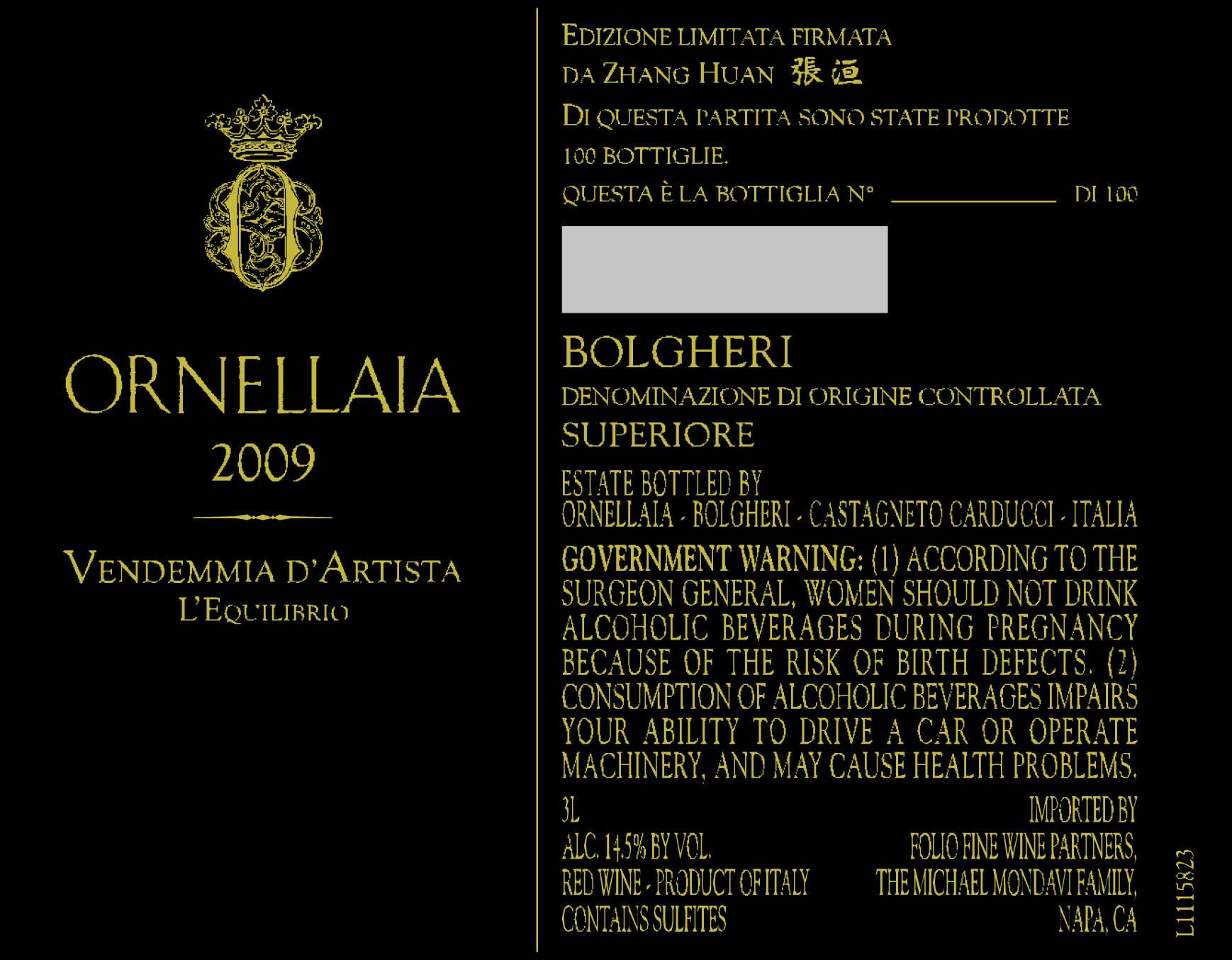 Vendemmia d'Artista L'Equilibrio